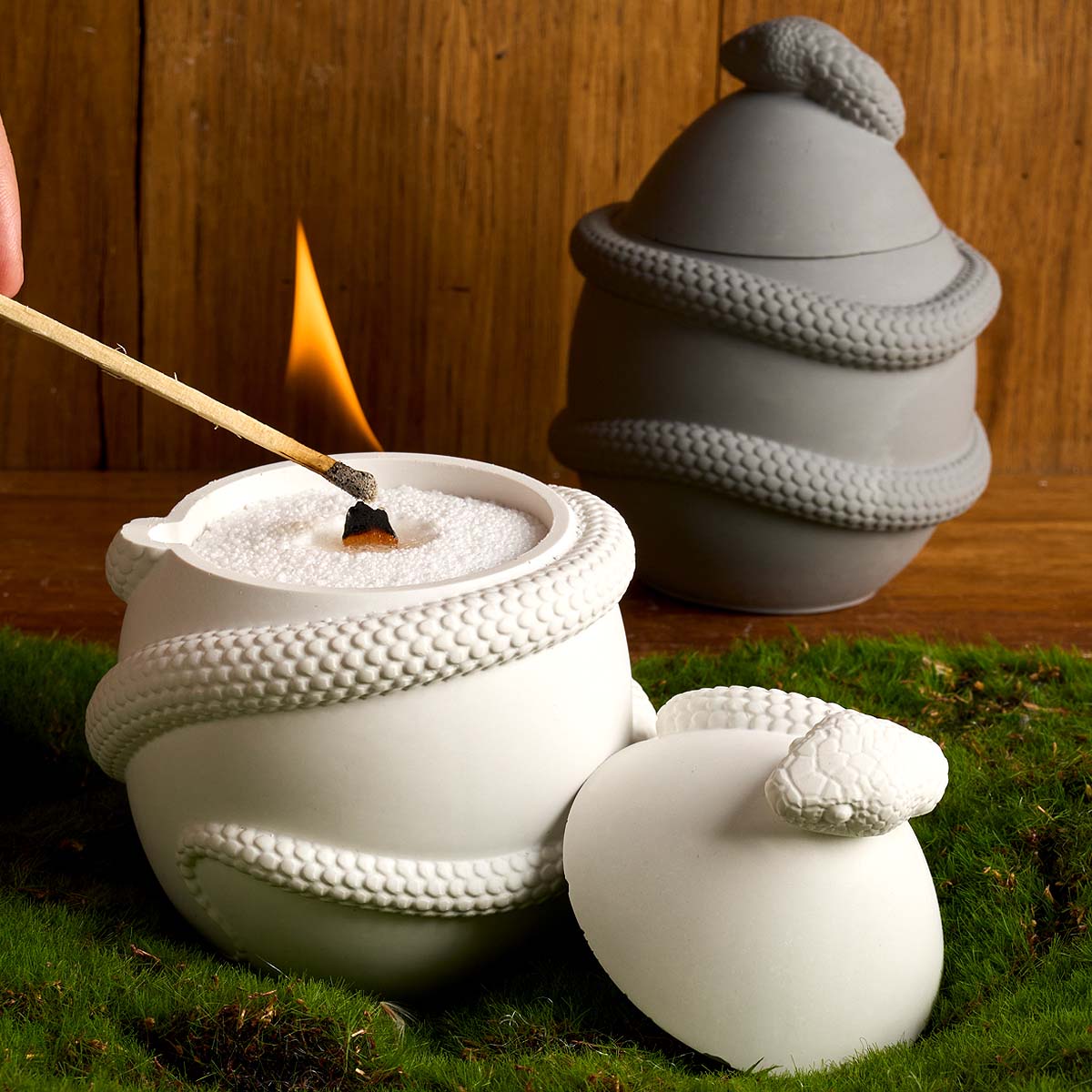 Candle Making Supplies Jars - Yılan Yumurta kapaklı Mum Kavanoz silikon