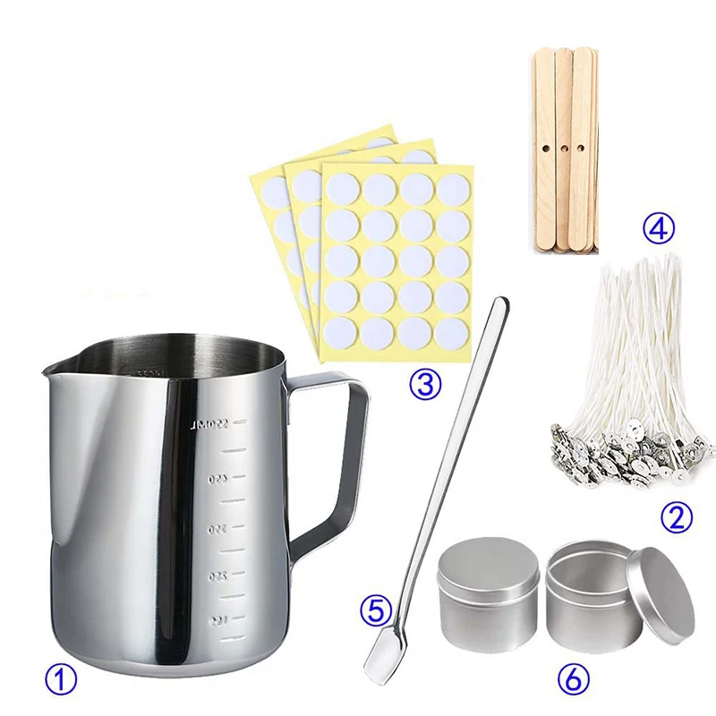 Candle Making Supplies Jars - Mum Yapımı Malzemeleri Seti DIY Mum