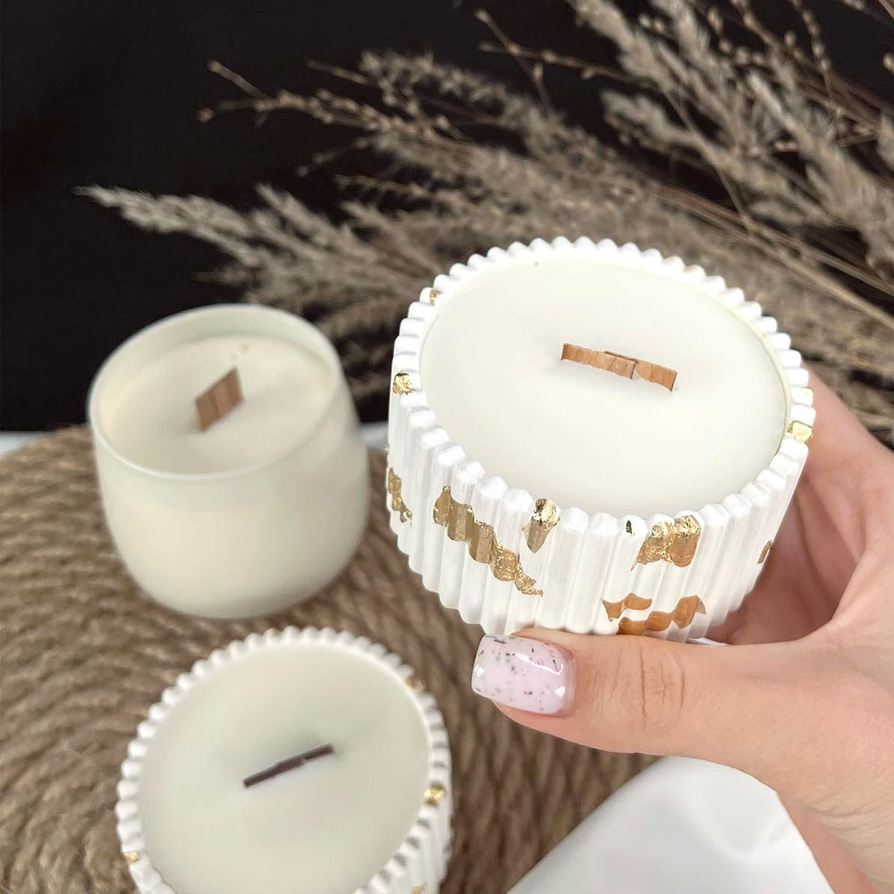 Candle Making Supplies Jars - Beton Mum Kavanoz silikon kalıp DIY