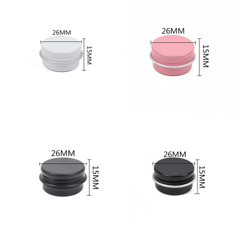 Black Tin Candle - 200 adet Mini 5g Pembe Beyaz