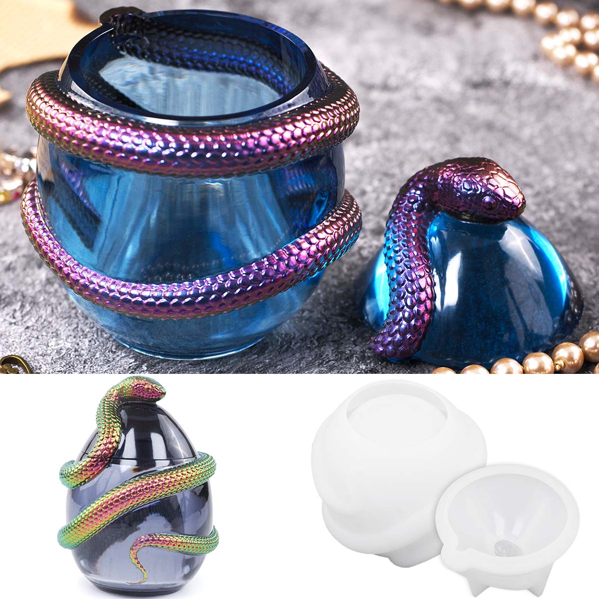 Yılan Yumurta kapaklı Mum Kava - Candle Making Supplies Jars incelemesi ve fiyatı