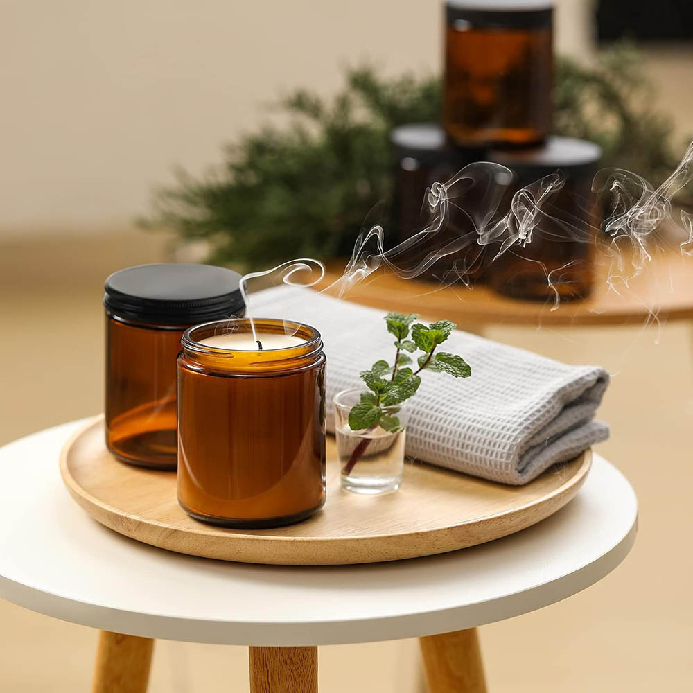 8oz Amber Cam Kavanozlar Siyah - Black Tin Candle incelemesi ve fiyatı