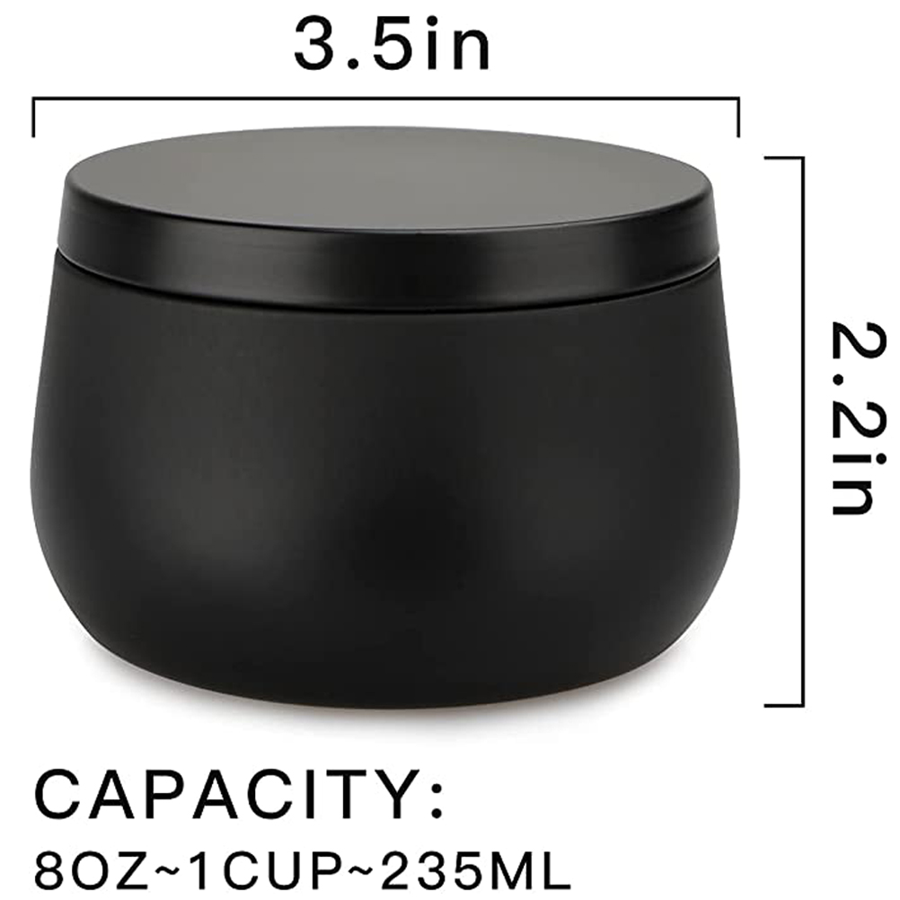 12 adet 8oz Beyaz Siyah Altın  - Black Tin Candle incelemesi ve fiyatı